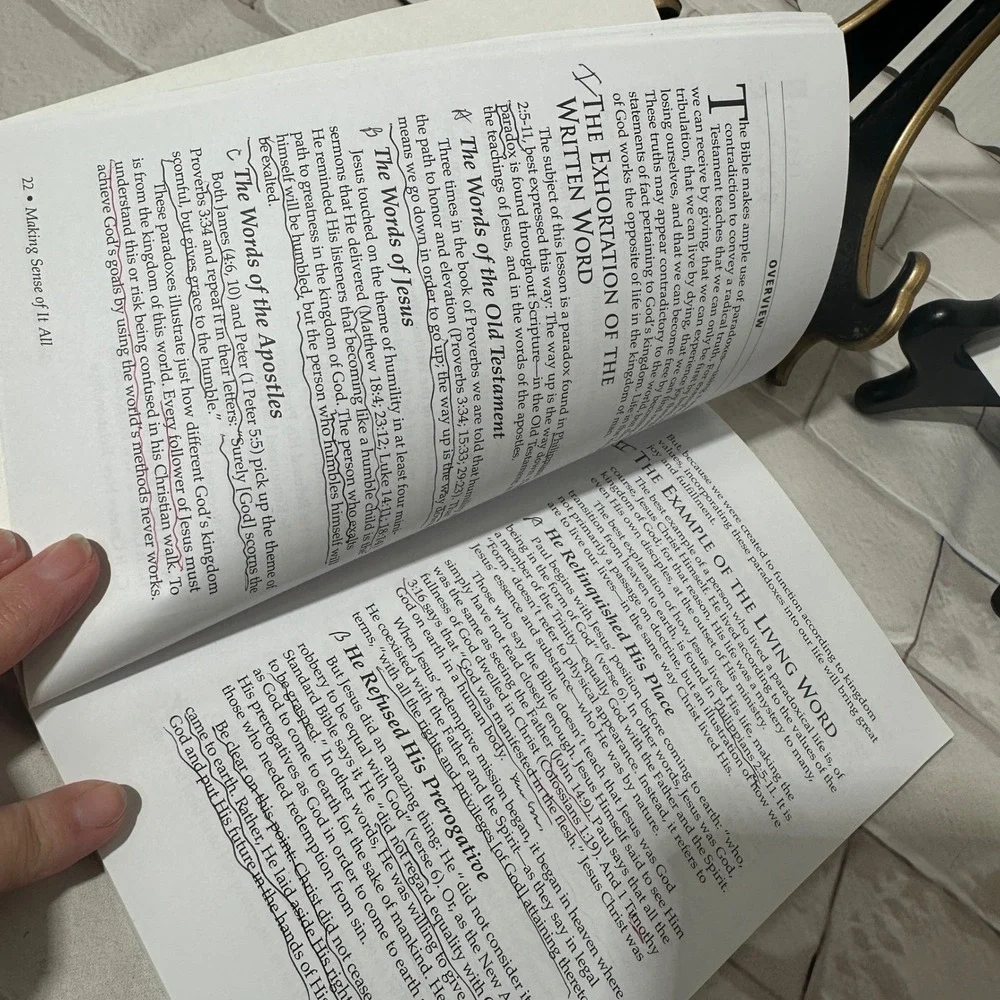 David Jeremiah Making Sense Of It All Study Guide Paperback‎ Plus Bookmark